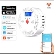 INTELIGENTNY CZUJNIK TLENKU WĘGLA TUYA WIFI 