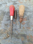 Stary szpikulec szydło 3 szt