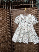 Sukienka łączka krótki rękaw 