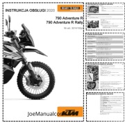 KTM 790 Adventure R Rally Instrukcja obsługi konserwacji PL