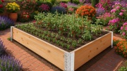Podwyższona grządka na warzywa zielnik 120x80