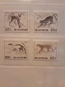 Korea  1964  Mi 558-61  ryś  geoard seria  czysty idealny 