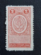 Opłata Stemplowa 2 Mk (*) 1921r.