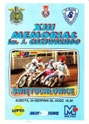 ...XIII Memoriał im.J.Ciszewskiego 24.08.1996 Świętochłowice...