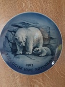 Talerz NIEDZWIEDZIE POLARNE 82 r. ROYAL COPENHAGA 