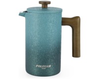 Poliviar French Press zaparzacz do kawy ze stali nierdzewnej 1L Turkusowy