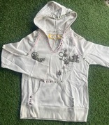 Kremowa / złamana biel bluza z kapturem Pepe Jeans London