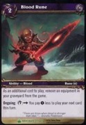 WoW TCG - Blood Rune 23/220 Wrathgate