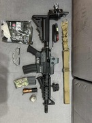 Zestaw replika, kamizelka i akcesoria AIRSOFT