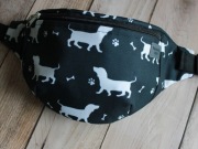 Nerka jamniki biało-czarna XL