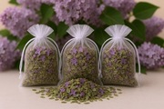 Ziołowe woreczki "herbatka"do kąpieli – Lilak bez