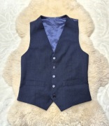 Kamizelka garniturowa Slim fit  Xs Granatowa Mango