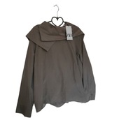 ZARA nowa piękna bluzka XL jedwab bawełna