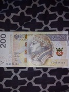 Banknot radarowy 200zł ED4944494