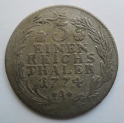 1/3 talara 1774 A Prusy