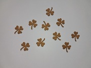 Scrapki koniczynka 10 szt. 11x13mm kraft gramatura 250 g/m2