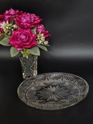 Kryształowa taca pod karafkę 