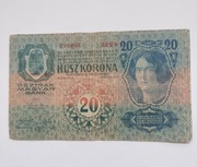 20 Koron Austrio- Węgierkich 1913r, stan piękny