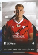 Mateusz MŁYŃSKI autograf! Oficjalna karta WISŁA KRAKÓW