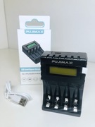 Inteligentna ładowarka AA/AAA z LCD – szybkie, bezpieczne ładowanie USB