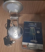 Lampka biurkowa srebrna