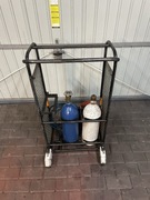 Wózek z Butlami Acetylenowymi