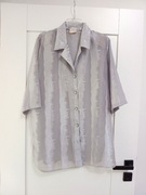 stara retro vintage z czasów prlu bluzka szara koszula 42Xl damska