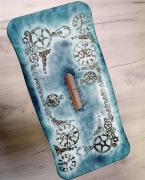 Steampunk - Ryczka - taboret, unikat, rękodzieło