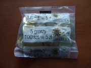 5 groszy 2013 Royal Mint saszetka woreczek 5 gr 2013 TRM (emisja: 1 mln)