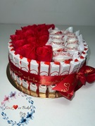 Słodyczy prezent z różami mydlanymi