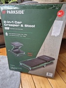 Nowa leżanka warsztatowa Parkside,  stołek,  wózek 