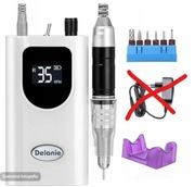 Delanie Profesjonalne wiertła do paznokci, zestaw przenośny