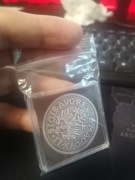 Srebrna moneta pół grosz litewski oksydowany 1 uncja srebra