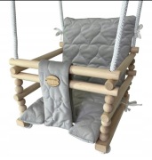 Huśtawka drewniana 3w1 dla dziecka od 6+