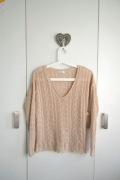 Varlesca beżowy camel sweterek sweter S/M polska marka