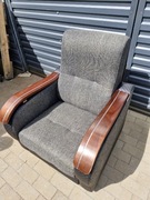 Fotel wypoczynkowy – solidny, wygodny, stan bardzo dobry!