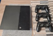 Konsola Play Station 4 + 3 pady oryginalne + pełne okablowanie