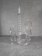 Ozdobne butelki komplet 4 sztuki