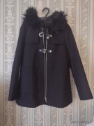 Wełniany krótki płaszczyk Zara Basic