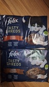 Felix tasty shreds wiejskie smaki wołowina kaczka 8x 80 g karma kot 