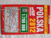 Mapa samochodowa Polski wydanie 2012