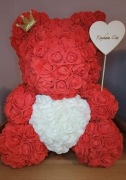 Miś z róż, rose bear 40 cm, zaręczyny, kocham Cię 