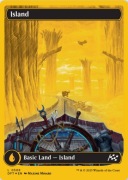 Karta MtG - Basic Land - Island  (508)  -  Aetherdrift (DFT)