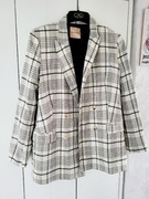 Letni żakiet marynarka oversize w kratkę Cocomore rozmiar 40