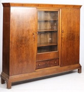 ART DECO, ORZECHOWA BIBLIOTEKA, LATA 20STE, POLSKA