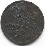 Wolne Miasto Gdańsk 2 pf.1926