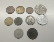 Zestaw 10 szt moneta pfennig różne epoki 5