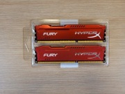 Kingston HyperX Fury DDR3 2x4GB 1600MHz CL10 HX316C10FR/4 czerwona 