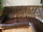 Kanapa narożna skórzana 