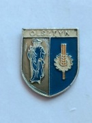 Duży herb miasta - OLSZTYN.Sygnowany MET R7